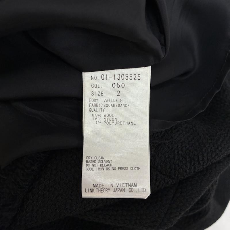 セオリー theory セットアップ セットアップ ダブル ハーフコート ノースリーブ スカート ワンピース スーツ セットアップ カットオフ フリンジ 0 2 - レディース USED 古着 中古 50167850