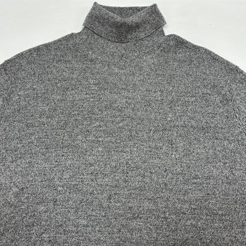 セオリー theory ニット、セーター 長袖 カシミヤ 100% メランジ ハイネック タートルネック ニット セーター L レディース USED 古着 中古 50167853