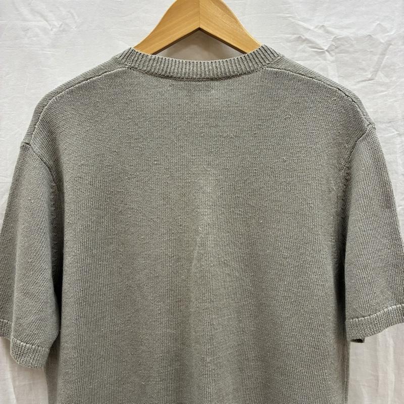 セオリー theory カーディガン 半袖 麻 リネン ナイロン Vネック 半袖 カーディガン M メンズ USED 古着 中古 50167854