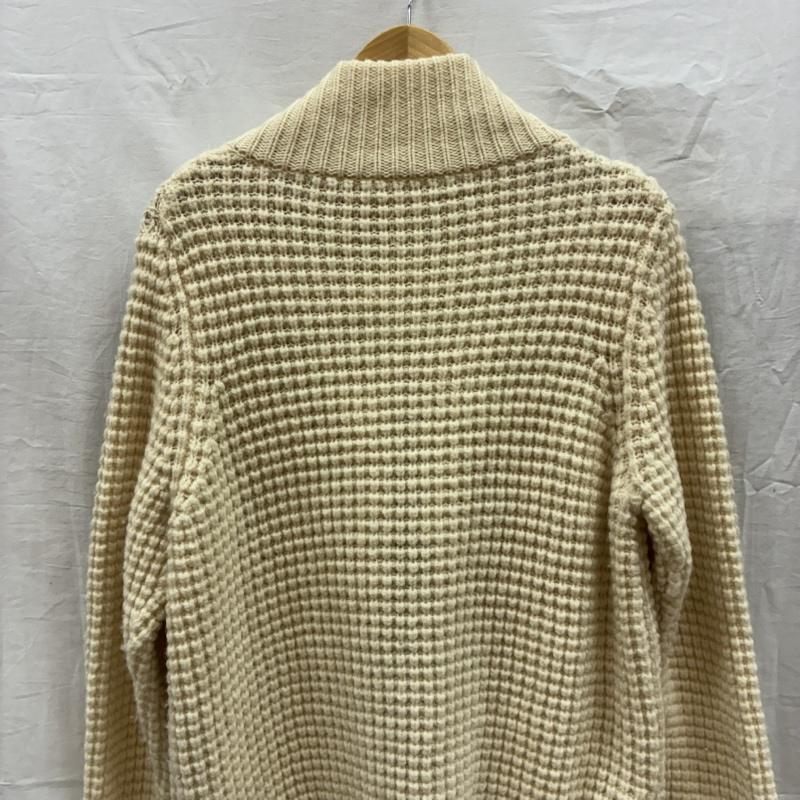 セオリーリュクス theory luxe コート コート一般 ワッフル ウール トグルボタン ダッフル コート ニット カーディガン カーフレザー 38 レディース USED 古着 中古 50167855