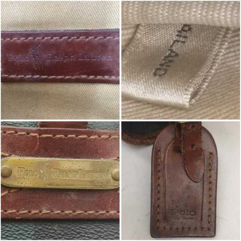 ポロラルフローレン POLO RALPH LAUREN ショルダーバッグ ショルダーバッグ 90s ショルダーバッグ チェック柄 PVC レザー - メンズ USED 古着 中古 50167862