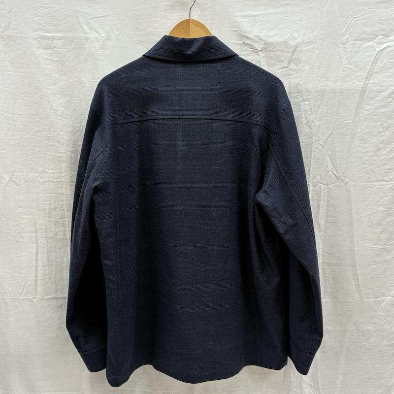 セオリー theory ジャケット、上着 ジャンパー、ブルゾン チェック アクリル レーヨン 混 コットン コーチジャケット L メンズ USED 古着 中古 50167863