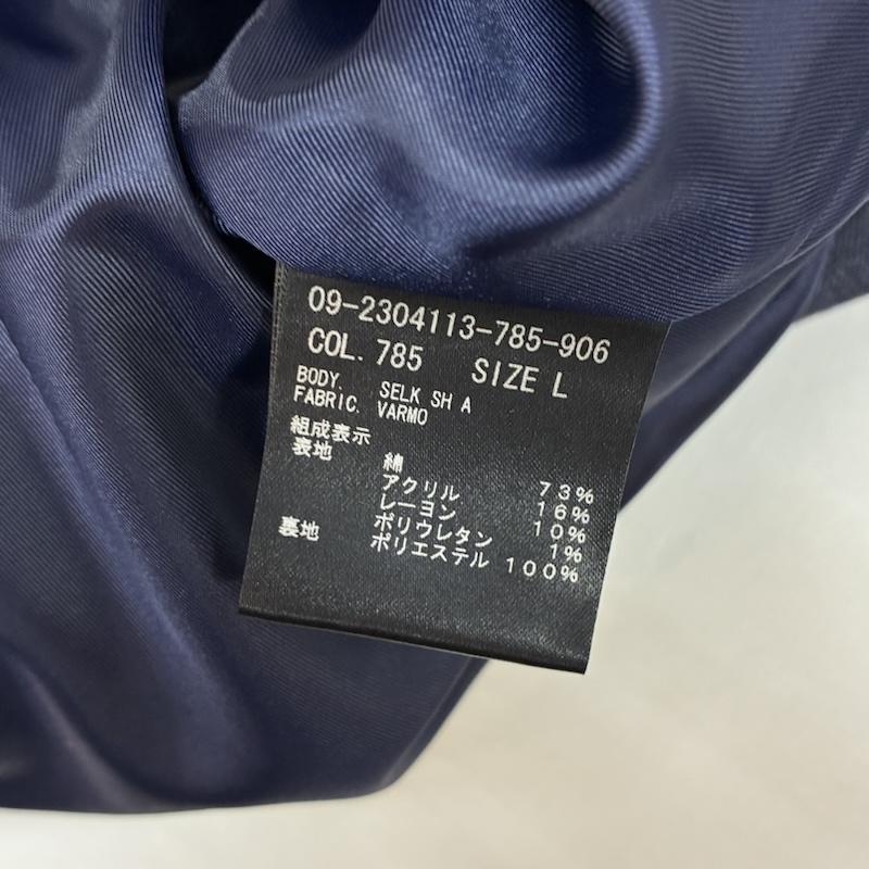 セオリー theory ジャケット、上着 ジャンパー、ブルゾン チェック アクリル レーヨン 混 コットン コーチジャケット L メンズ USED 古着 中古 50167863