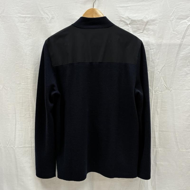 セオリー theory ジャケット、上着 ジャンパー、ブルゾン ナイロン ニット コンビ ボンバー ジャケット ダブルジップ ブルゾン L メンズ USED 古着 中古 50167865