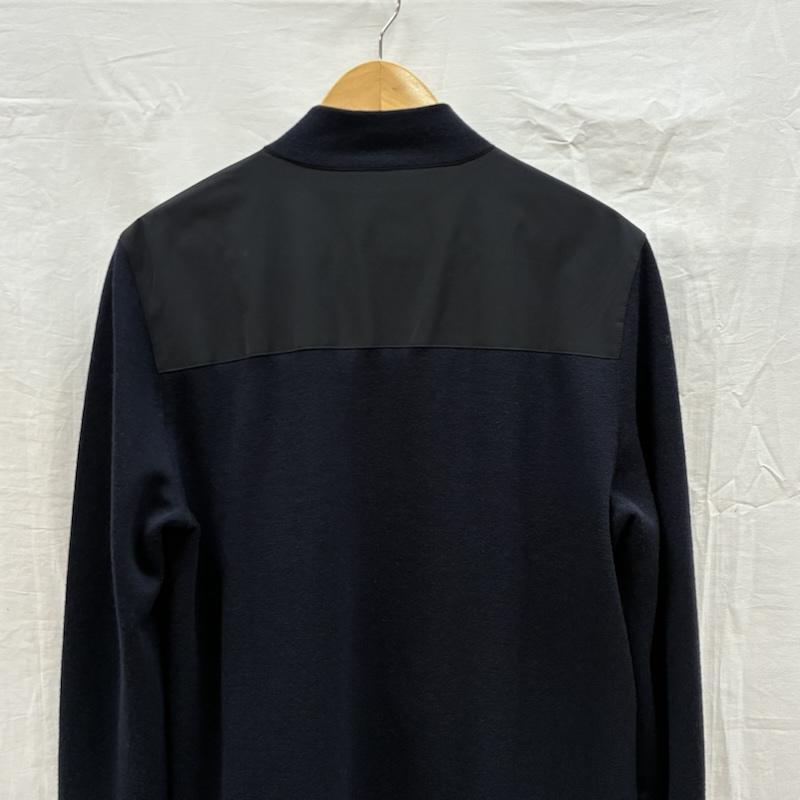 セオリー theory ジャケット、上着 ジャンパー、ブルゾン ナイロン ニット コンビ ボンバー ジャケット ダブルジップ ブルゾン L メンズ USED 古着 中古 50167865