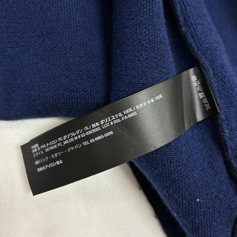 セオリー theory ジャケット、上着 ジャンパー、ブルゾン ナイロン ニット コンビ ボンバー ジャケット ダブルジップ ブルゾン L メンズ USED 古着 中古 50167865