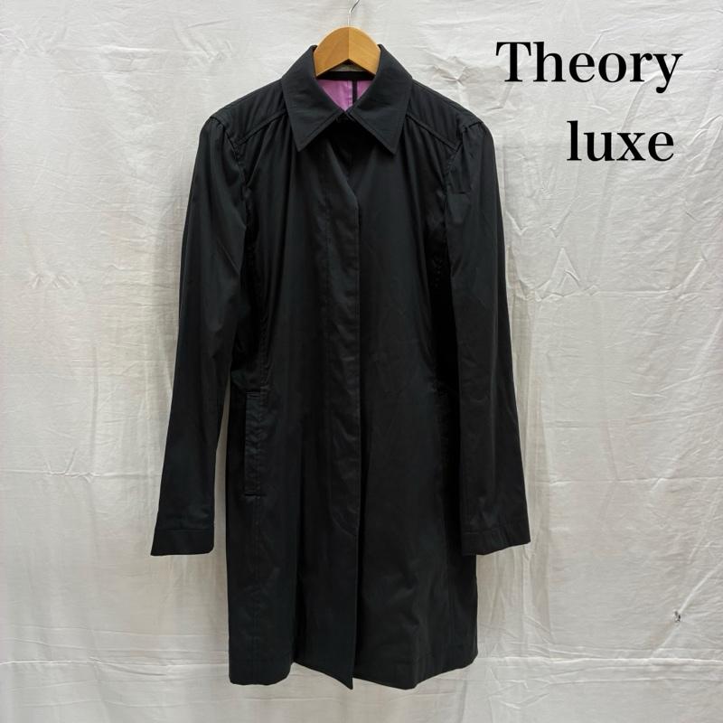 セオリーリュクス theory luxe コート コート一般 コットン ナイロン ストレッチ 比翼 ステンカラー コート 40 レディース USED 古着 中古 50167867