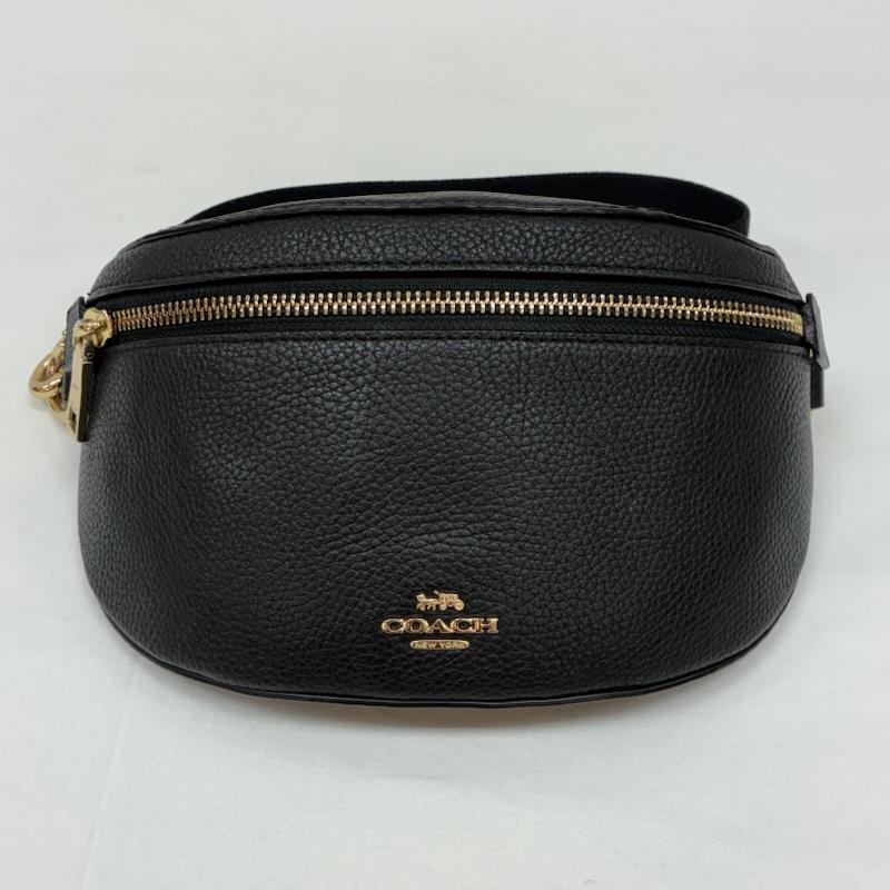 コーチ COACH ウエストバッグ ウエストバッグ 39939 ポリッシュド ペブル レザー シボ革 クロスボディ ウエスト バッグ ゴールド金具 - レディース USED 古着 中古 50167872