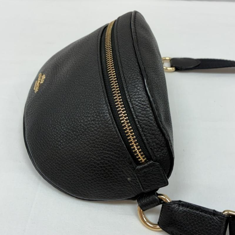 コーチ COACH ウエストバッグ ウエストバッグ 39939 ポリッシュド ペブル レザー シボ革 クロスボディ ウエスト バッグ ゴールド金具 - レディース USED 古着 中古 50167872