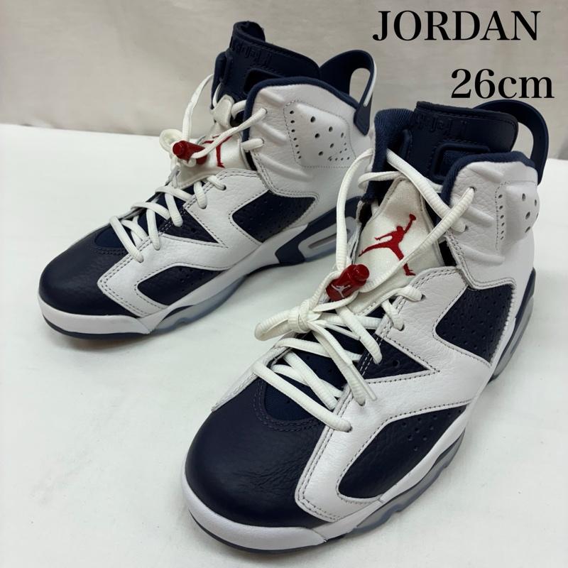 ナイキ NIKE スニーカー スニーカー AIR JORDAN 6 RETRO OLYMPIC CT8529-164 エアジョーダン 6 レトロ オリンピック スニーカー 26.0cm メンズ USED 古着 中古 50167877