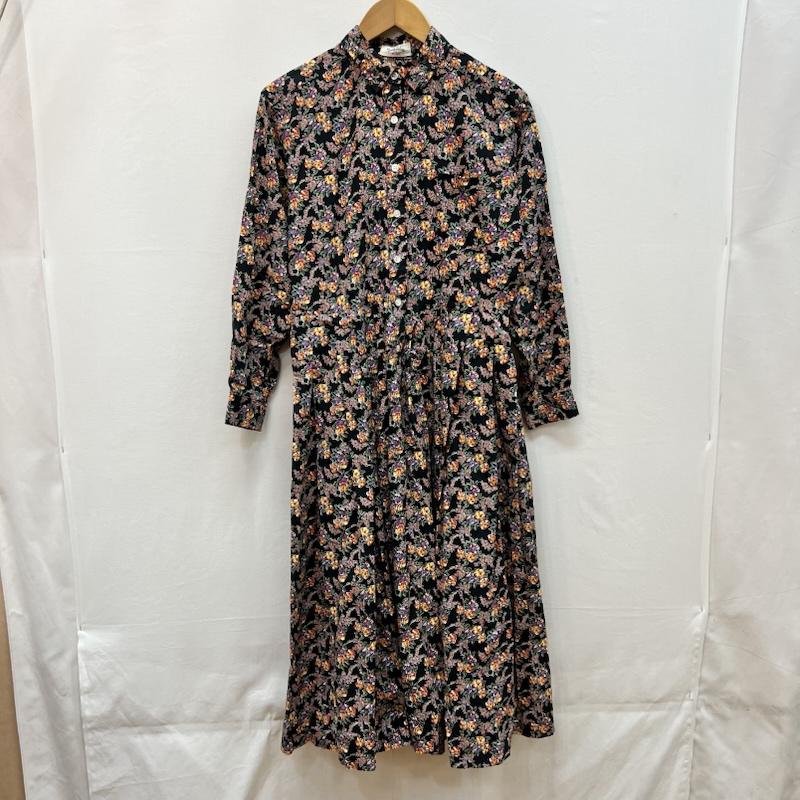 ケンゾー KENZO ワンピース ロングスカート Composition by kenzo 花柄 ワンピース ヴィンテージ 38 黒 / ブラック / black レディース USED 古着 中古 50167882
