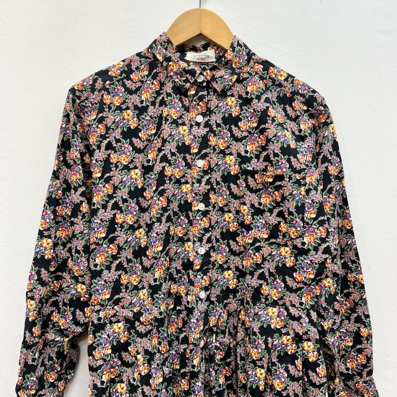 ケンゾー KENZO ワンピース ロングスカート Composition by kenzo 花柄 ワンピース ヴィンテージ 38 黒 / ブラック / black レディース USED 古着 中古 50167882