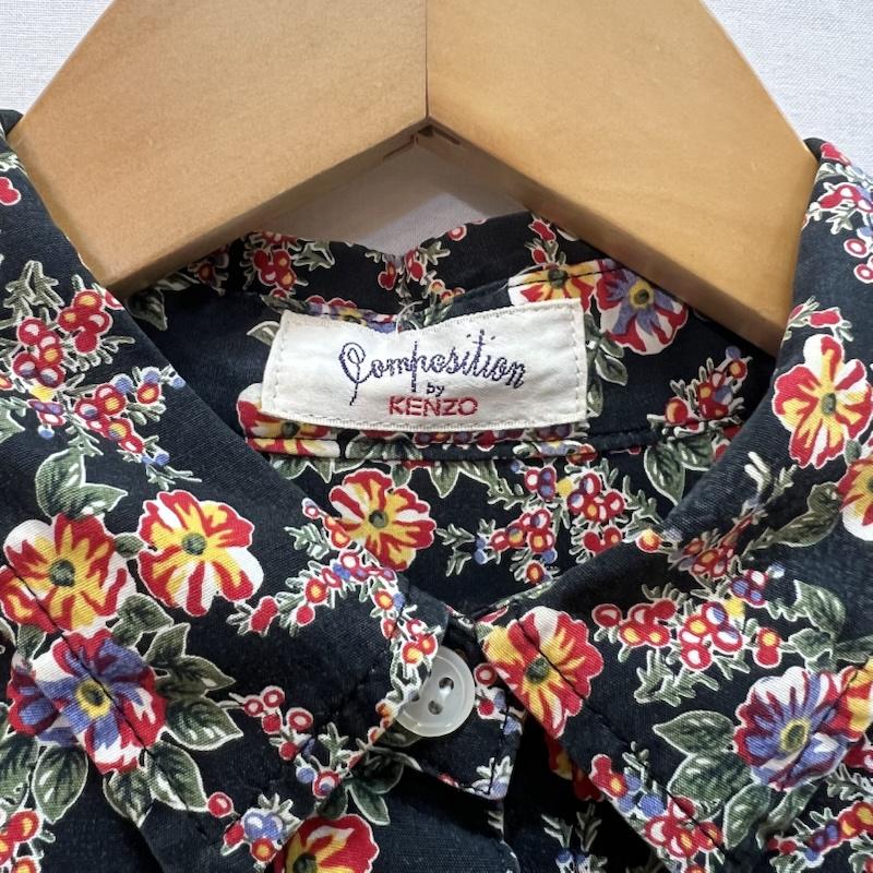 ケンゾー KENZO ワンピース ロングスカート Composition by kenzo 花柄 ワンピース ヴィンテージ 38 黒 / ブラック / black レディース USED 古着 中古 50167882