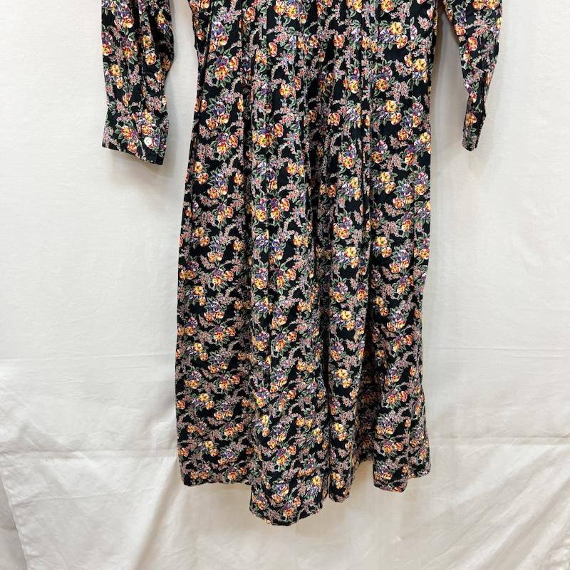 ケンゾー KENZO ワンピース ロングスカート Composition by kenzo 花柄 ワンピース ヴィンテージ 38 黒 / ブラック / black レディース USED 古着 中古 50167882