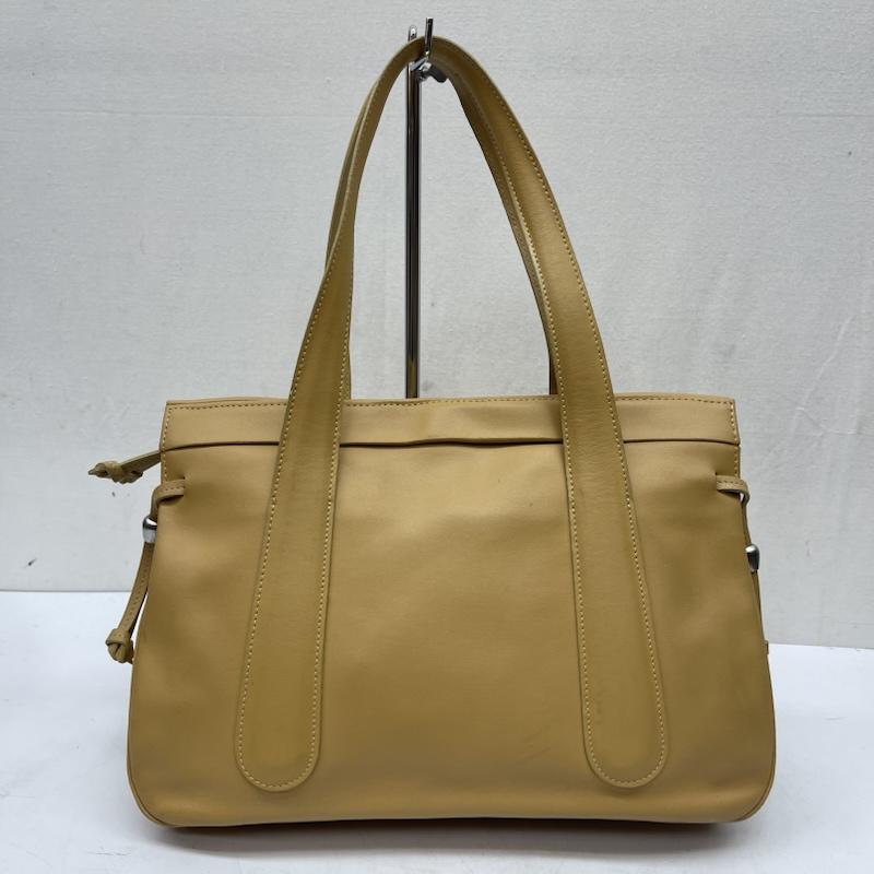 ロンシャン LONGCHAMP ハンドバッグ ハンドバッグ ロゴ入り スタッズ レザ－ ハンドバッグ - ベージュ / ベージュ / beige レディース USED 古着 中古 50167884