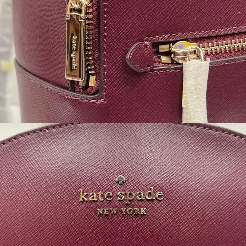 ケイトスペード Kate Spade リュックサック、デイパック リュックサック、デイバッグ ペリー ラージ レザー バックパック リュック - ボルドー / ボルドー / レディース USED 古着 中古 50167885