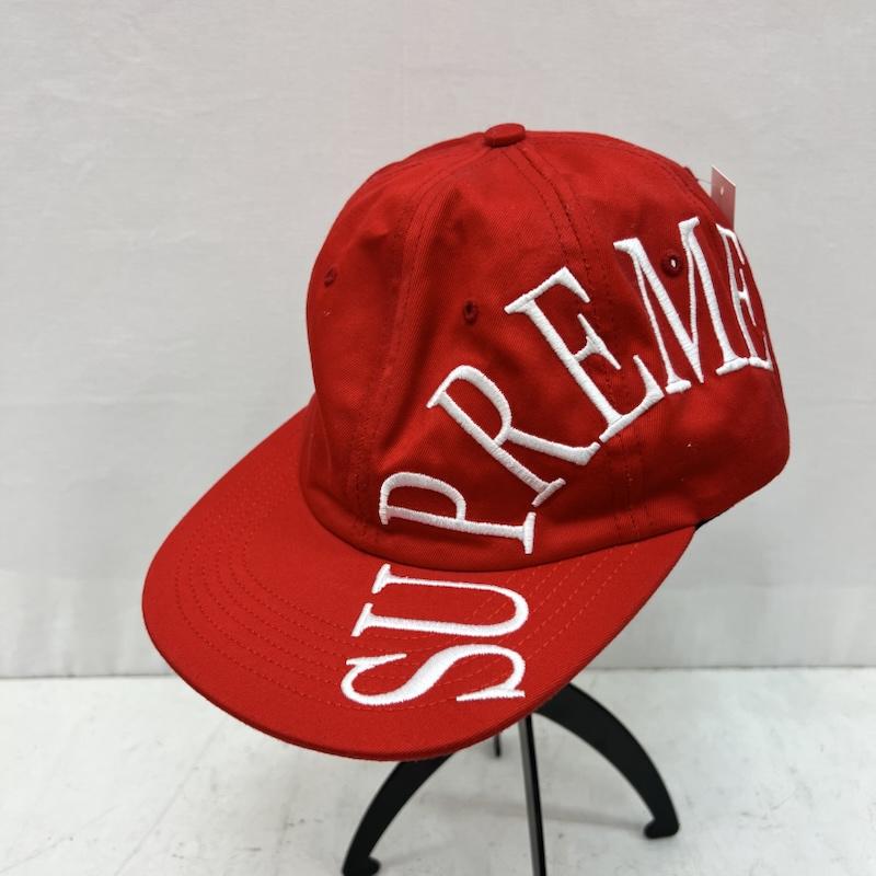 シュプリーム Supreme 帽子 キャップ 18ss Side Arc 6-Panel サイドロゴ FREE 赤 / レッド / red メンズ USED 古着 中古 50167889