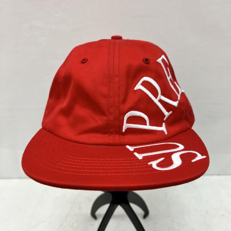 シュプリーム Supreme 帽子 キャップ 18ss Side Arc 6-Panel サイドロゴ FREE 赤 / レッド / red メンズ USED 古着 中古 50167889