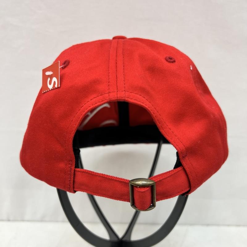 シュプリーム Supreme 帽子 キャップ 18ss Side Arc 6-Panel サイドロゴ FREE 赤 / レッド / red メンズ USED 古着 中古 50167889