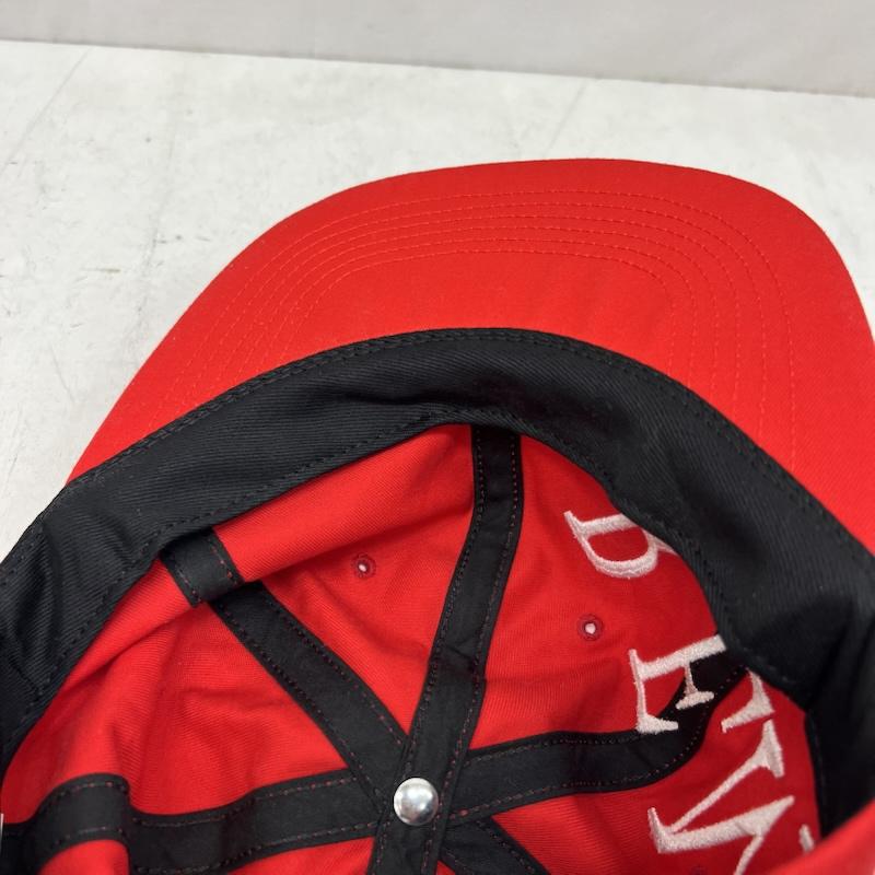 シュプリーム Supreme 帽子 キャップ 18ss Side Arc 6-Panel サイドロゴ FREE 赤 / レッド / red メンズ USED 古着 中古 50167889