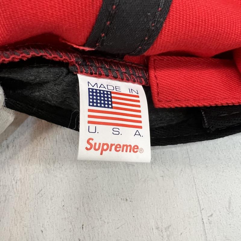 シュプリーム Supreme 帽子 キャップ 18ss Side Arc 6-Panel サイドロゴ FREE 赤 / レッド / red メンズ USED 古着 中古 50167889