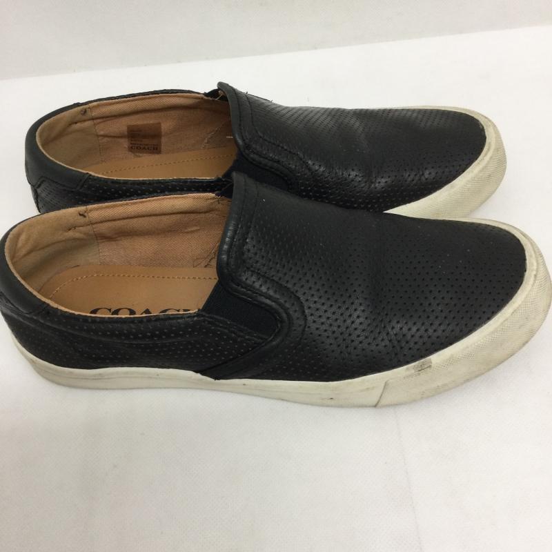 コーチ COACH スリッポン スリッポン COACH コーチ FG1452 レザースリッポン 25.5cm 黒 / ブラック / black メンズ USED 古着 中古 50167892