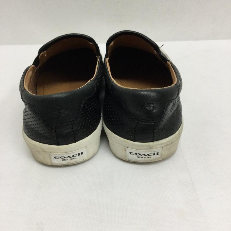 コーチ COACH スリッポン スリッポン COACH コーチ FG1452 レザースリッポン 25.5cm 黒 / ブラック / black メンズ USED 古着 中古 50167892