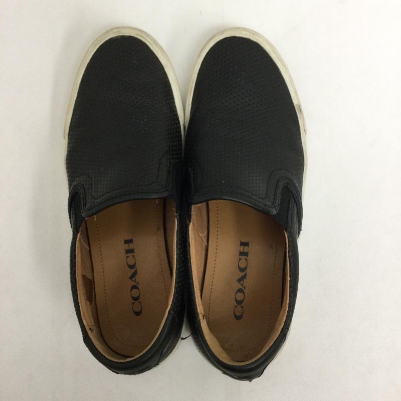 コーチ COACH スリッポン スリッポン COACH コーチ FG1452 レザースリッポン 25.5cm 黒 / ブラック / black メンズ USED 古着 中古 50167892