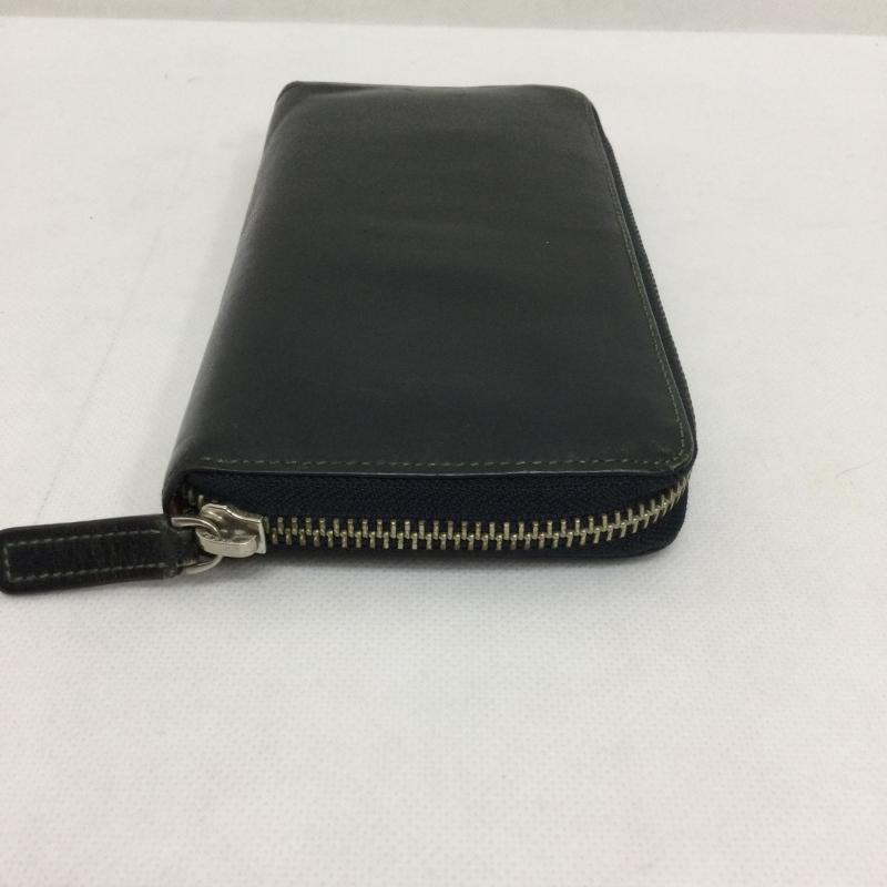 ポールスミス Paul Smith 財布 長財布 paul smith 財布 ラウンドジップ　長財布 - 無地 黒 / ブラック / black メンズ USED 古着 中古 50167896