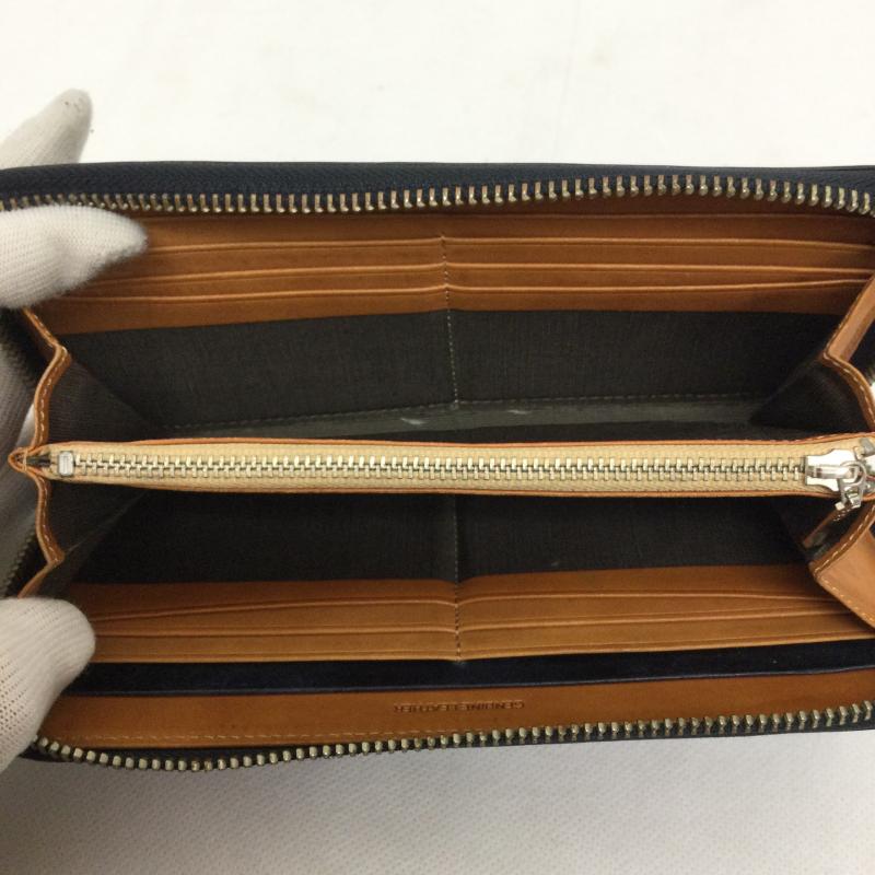 ポールスミス Paul Smith 財布 長財布 paul smith 財布 ラウンドジップ　長財布 - 無地 黒 / ブラック / black メンズ USED 古着 中古 50167896