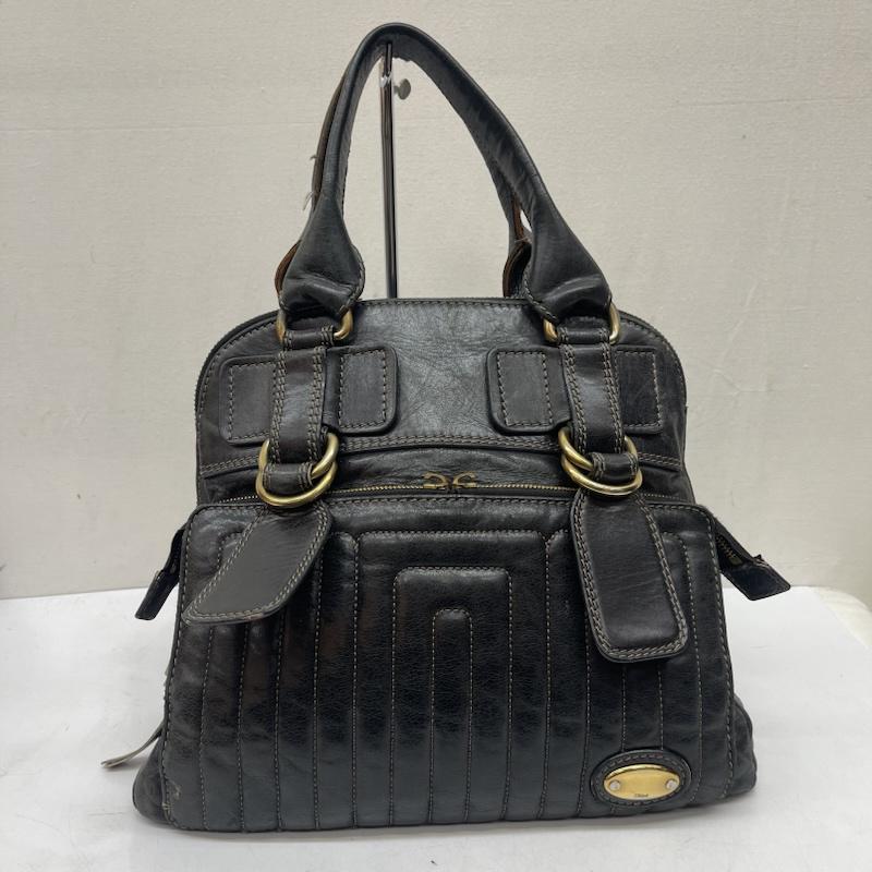 クロエ Chloe ハンドバッグ ハンドバッグ レザー ベイ ハンドバッグ - 黒 / ブラック / black レディース USED 古着 中古 50167898