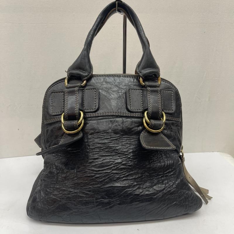 クロエ Chloe ハンドバッグ ハンドバッグ レザー ベイ ハンドバッグ - 黒 / ブラック / black レディース USED 古着 中古 50167898