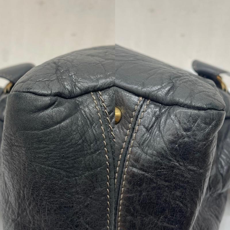 クロエ Chloe ハンドバッグ ハンドバッグ レザー ベイ ハンドバッグ - 黒 / ブラック / black レディース USED 古着 中古 50167898
