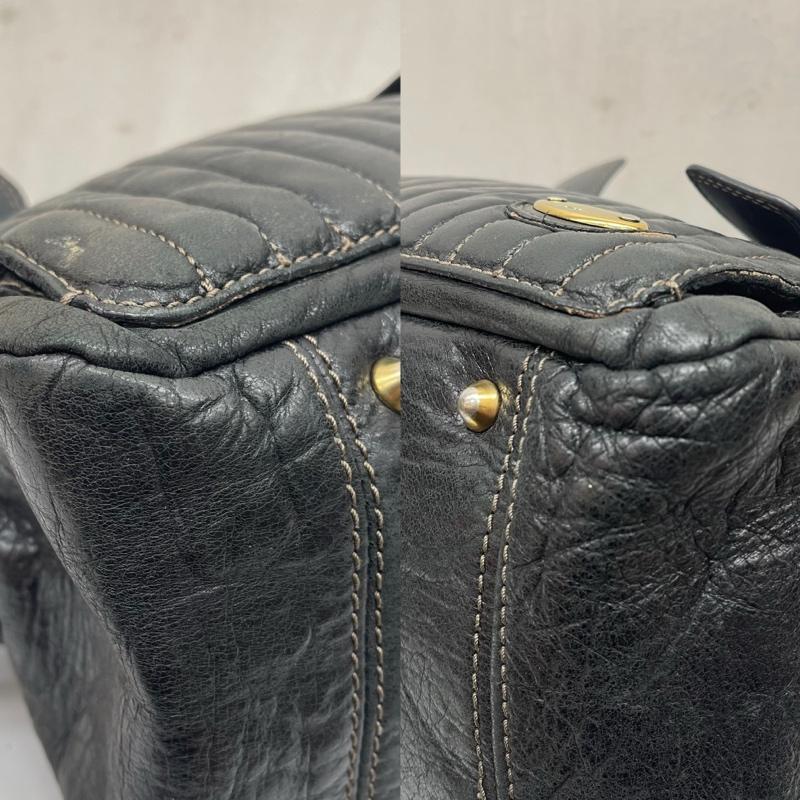 クロエ Chloe ハンドバッグ ハンドバッグ レザー ベイ ハンドバッグ - 黒 / ブラック / black レディース USED 古着 中古 50167898