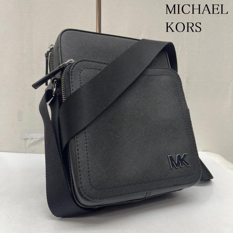 マイケルコース MICHAEL KORS ショルダーバッグ ショルダーバッグ COOPER ダブルジップ フライトバッグ ウィズ ポーチ ショルダーバッグ - 黒 / ブラック / black メンズ USED 古着 中古 50167900