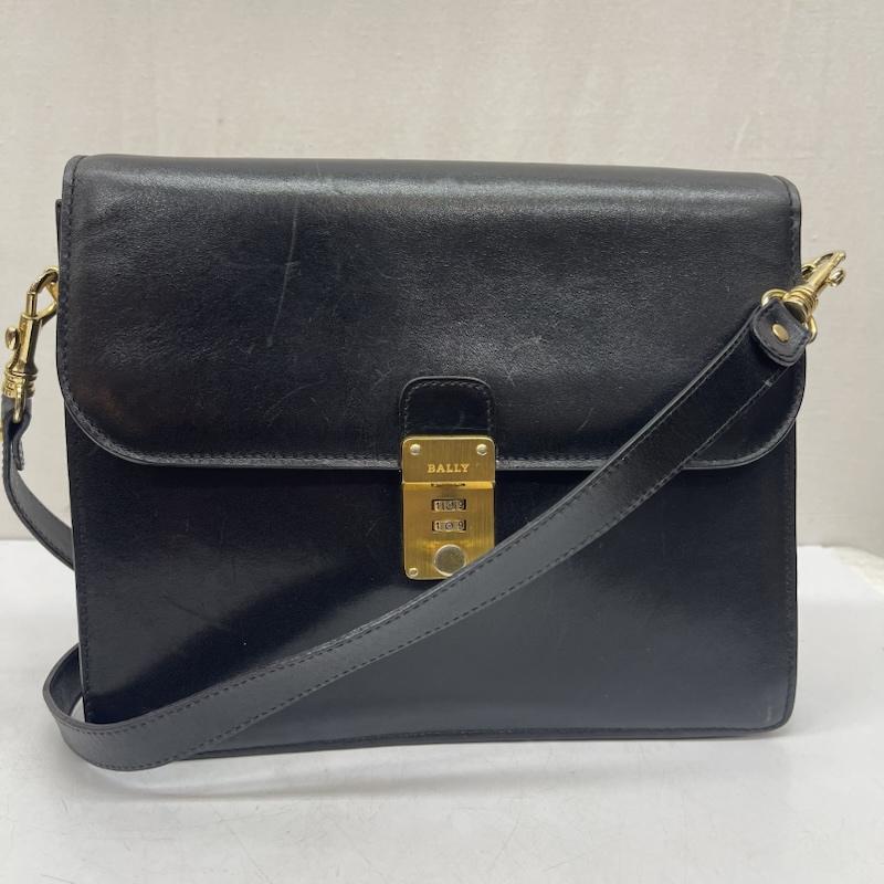 バリー BALLY ショルダーバッグ ショルダーバッグ 2way ショルダー セカンドバッグ ダイヤル式ロック オール レザー ゴールド 金具 - メンズ USED 古着 中古 50167901