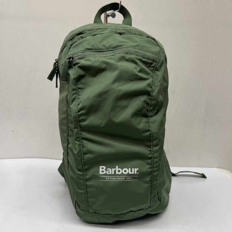 バーブァー Barbour リュックサック、デイパック リュックサック、デイバッグ ESTABLISHED 1894 ノベルティ 軽量 バックパック 緑 / グリーン / green メンズ USED 古着 中古 50167902