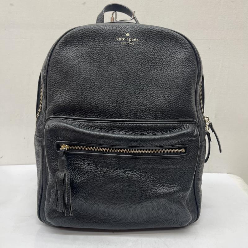 ケイトスペード Kate Spade リュックサック、デイパック リュックサック、デイバッグ オール レザー リュック バックパック - 黒 / ブラック / black レディース USED 古着 中古 50167904
