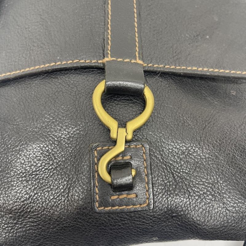 ローレンラルフローレン LAUREN RALPH LAUREN ショルダーバッグ ショルダーバッグ フラップ レザー ショルダーバッグ - 黒 / ブラック / black レディース USED 古着 中古 50167905