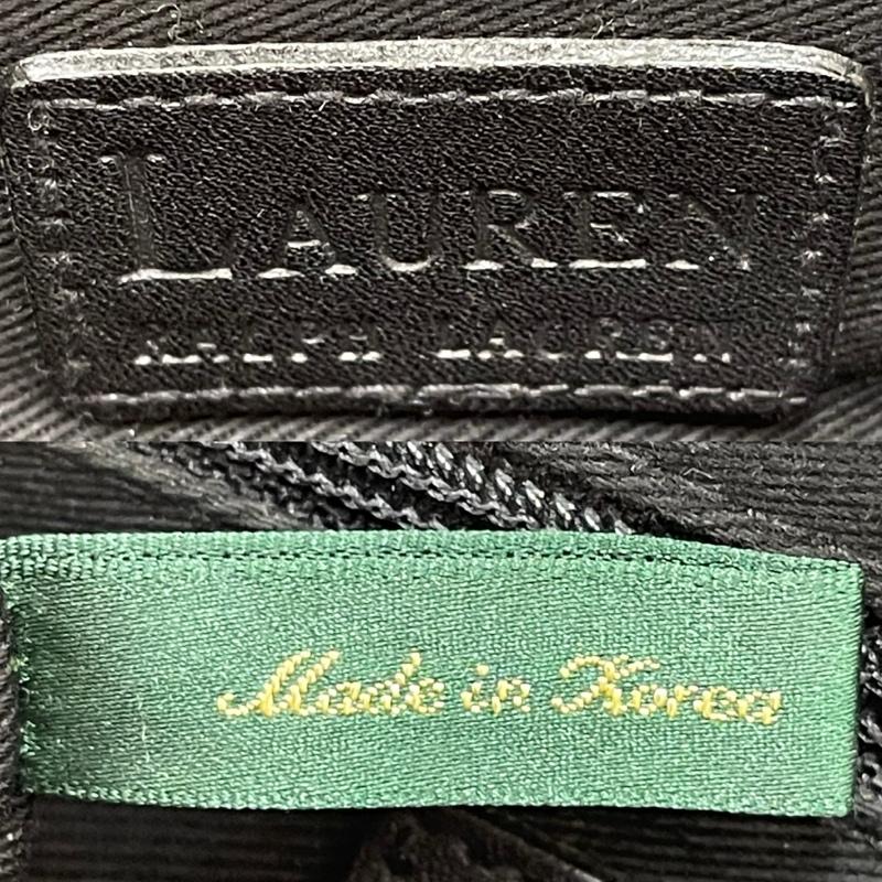 ローレンラルフローレン LAUREN RALPH LAUREN ショルダーバッグ ショルダーバッグ フラップ レザー ショルダーバッグ - 黒 / ブラック / black レディース USED 古着 中古 50167905