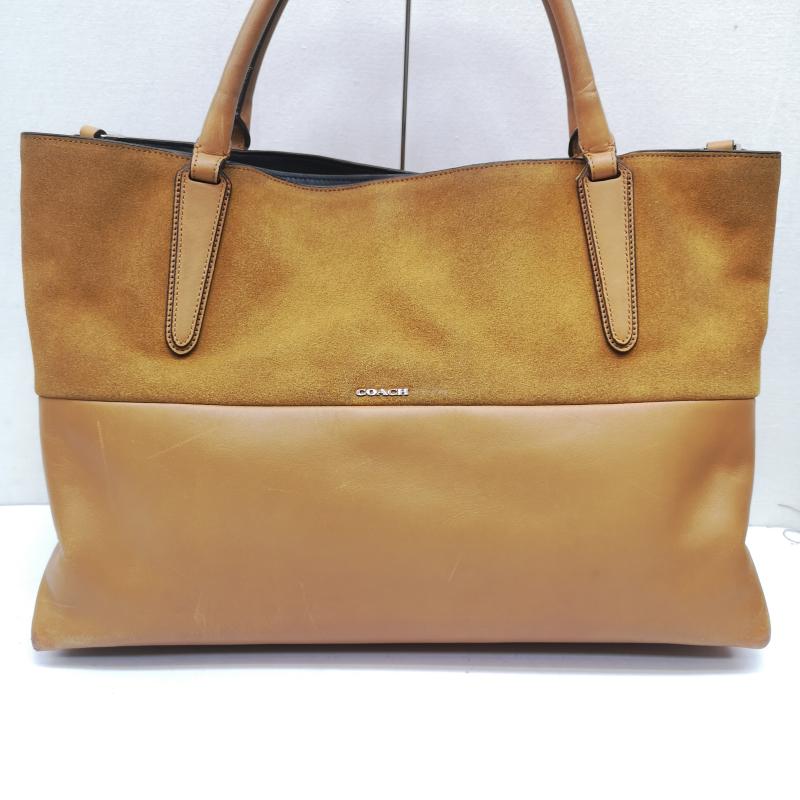 コーチ COACH ハンドバッグ ハンドバッグ D1420-32295 The Large Soft Borough Bag ザ ラージ ソフト ボロー バッグ レザー 2way キャメル / キャメル / レディース USED 古着 中古 50167907