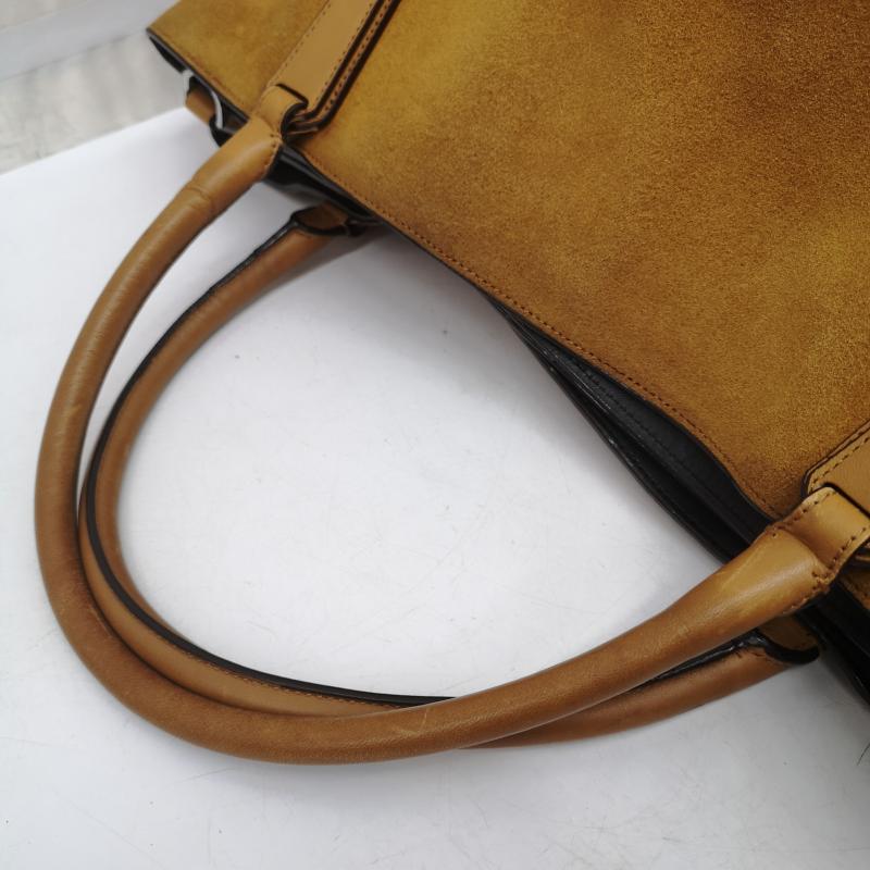 コーチ COACH ハンドバッグ ハンドバッグ D1420-32295 The Large Soft Borough Bag ザ ラージ ソフト ボロー バッグ レザー 2way キャメル / キャメル / レディース USED 古着 中古 50167907