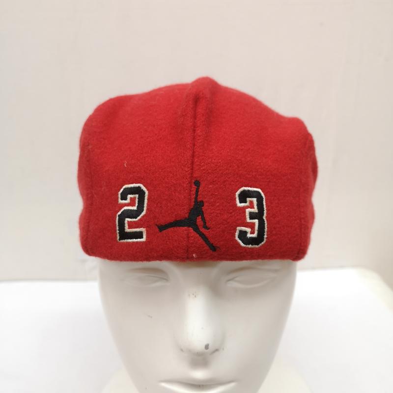 ナイキ NIKE 帽子 ハンチング 90s 23番 ジョーダン ジャンプマン ハンチング 帽子 USA製 サイズM - 赤 / レッド / red メンズ USED 古着 中古 50167910