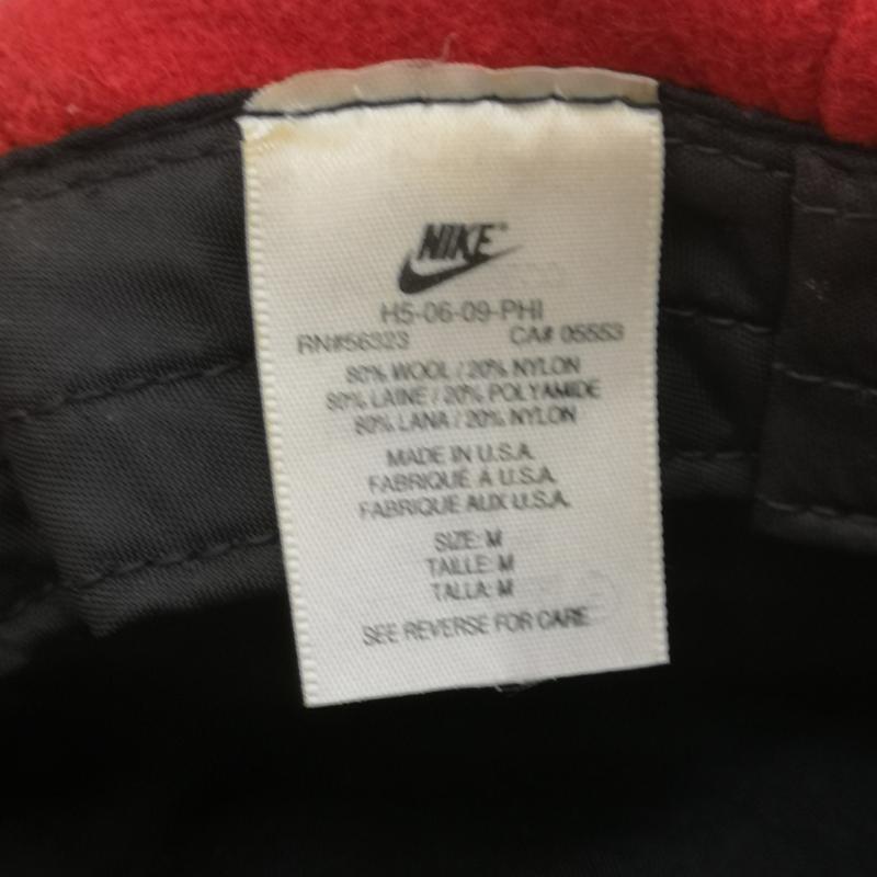 ナイキ NIKE 帽子 ハンチング 90s 23番 ジョーダン ジャンプマン ハンチング 帽子 USA製 サイズM - 赤 / レッド / red メンズ USED 古着 中古 50167910