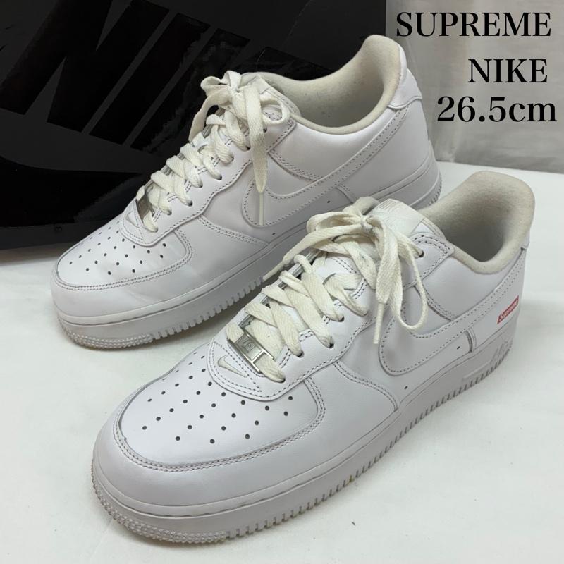 ナイキ NIKE スニーカー スニーカー SUPREME AIR FORCE 1 LOW CU9225-100 シュプリーム エアフォース 1 ローカット スニーカー 26.5cm メンズ USED 古着 中古 50167911