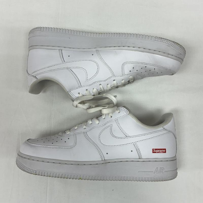 ナイキ NIKE スニーカー スニーカー SUPREME AIR FORCE 1 LOW CU9225-100 シュプリーム エアフォース 1 ローカット スニーカー 26.5cm メンズ USED 古着 中古 50167911