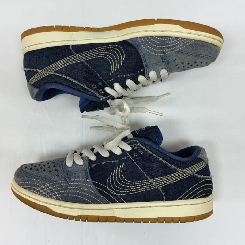 ナイキ NIKE スニーカー スニーカー SB DUNK LOW PRO PREMIUM Sashiko CV0316-400 ダンク ロー プロ プレミアム 刺し子 スニーカー 25.5cm メンズ USED 古着 中古 50167912