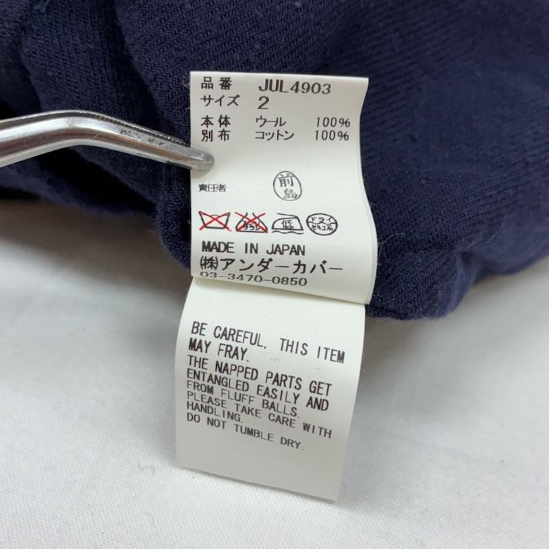 ジョンアンダーカバー JohnUNDERCOVER カーディガン 長袖 ドッキング コットン シャツ ウール カーディガン JUL4903 2 メンズ USED 古着 中古 50167916