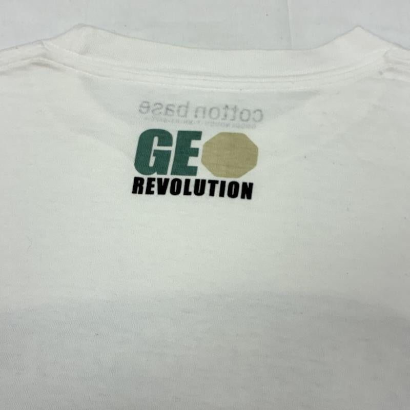 グッドイナフ GOODENOUGH Tシャツ 半袖 00s 2001 cotton base THIS MACHINE KILLS FASCISTS TEE クルーネック Tシャツ アーカイブ L メンズ USED 古着 中古 50167917