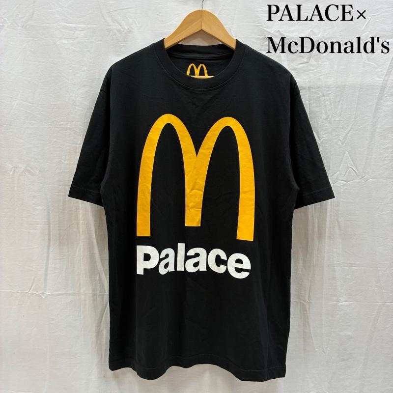 パレス PALACE Tシャツ 半袖 23AW McDonald s マクドナルド 日本未発売 コラボ Tシャツ L メンズ USED 古着 中古 50167918